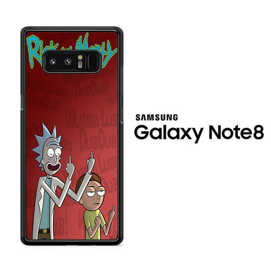 Rick and Morty Dub Samsung Galaxy Note 8 Case
