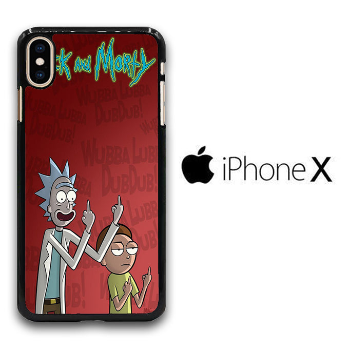 Rick and Morty Dub iPhone X Case