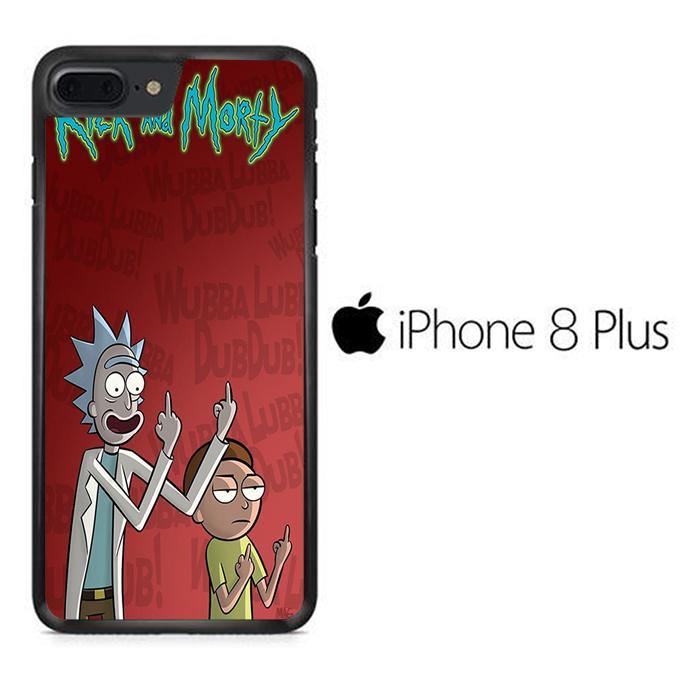 Rick and Morty Dub iPhone 8 Plus Case - ezzyst