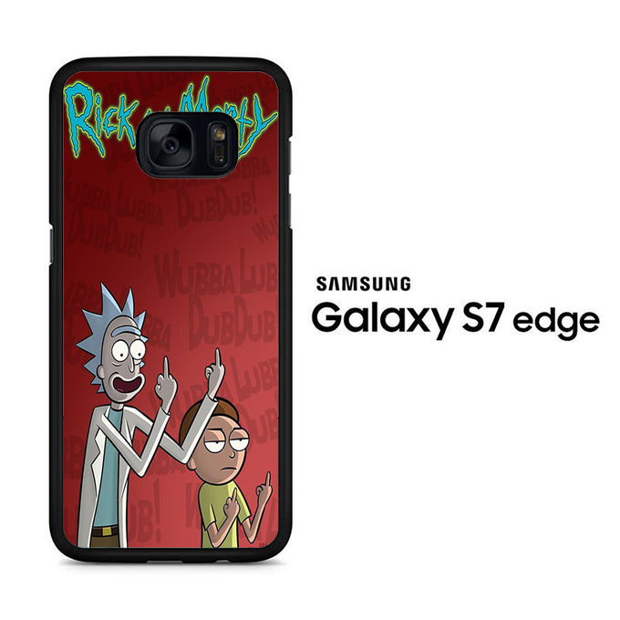 Rick and Morty Dub Samsung Galaxy S7 Edge Case