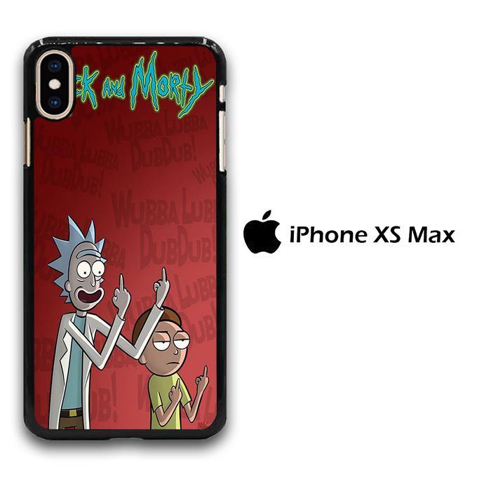 Rick and Morty Dub iPhone Xs Max Case - ezzyst