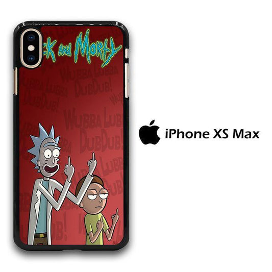 Rick and Morty Dub iPhone Xs Max Case - ezzyst