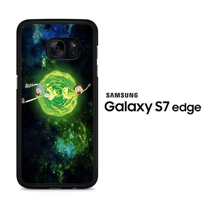 Rick and Morty Green Slime Samsung Galaxy S7 Edge Case