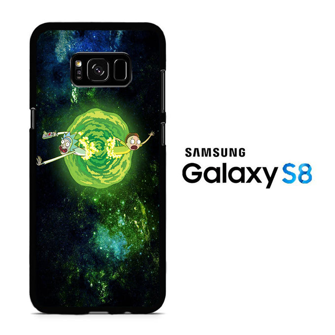 Rick and Morty Green Slime Samsung Galaxy S8 Case