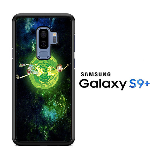 Rick and Morty Green Slime Samsung Galaxy S9 Plus Case