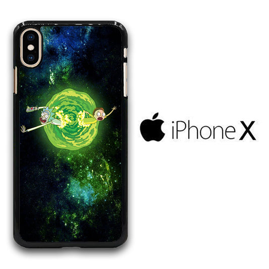 Rick and Morty Green Slime iPhone X Case