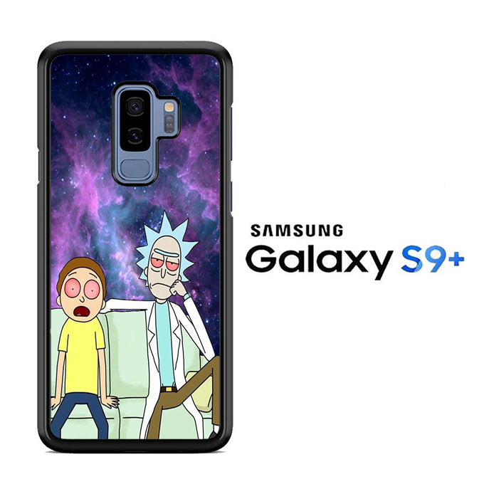 Rick and Morty Stars Samsung Galaxy S9 Plus Case - ezzystore - Phone Case
