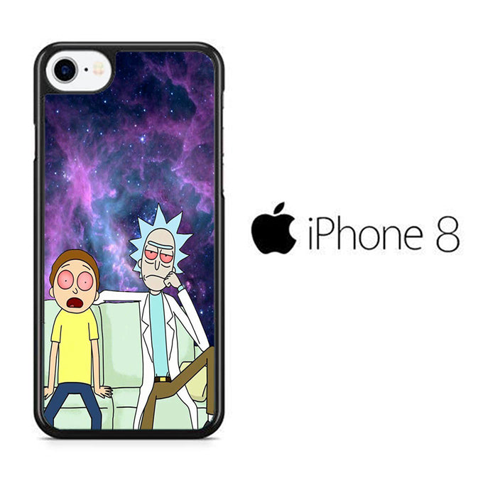 Rick and Morty Stars iPhone 8 Case