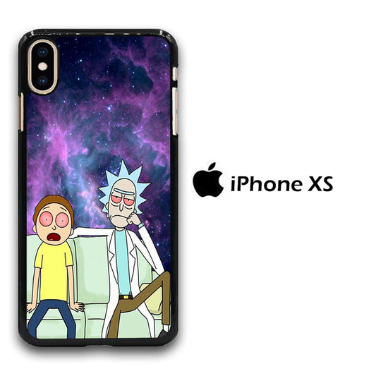 Rick and Morty Stars iPhone Xs Case