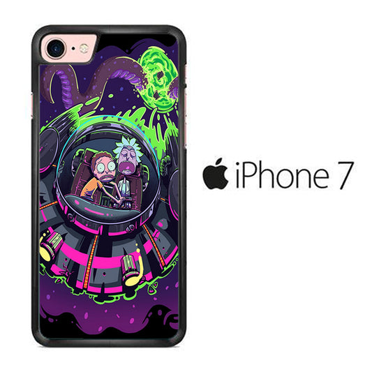 Rick and Morty Ufo iPhone 7 Case