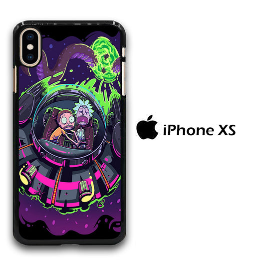 Rick and Morty Ufo iPhone Xs Case