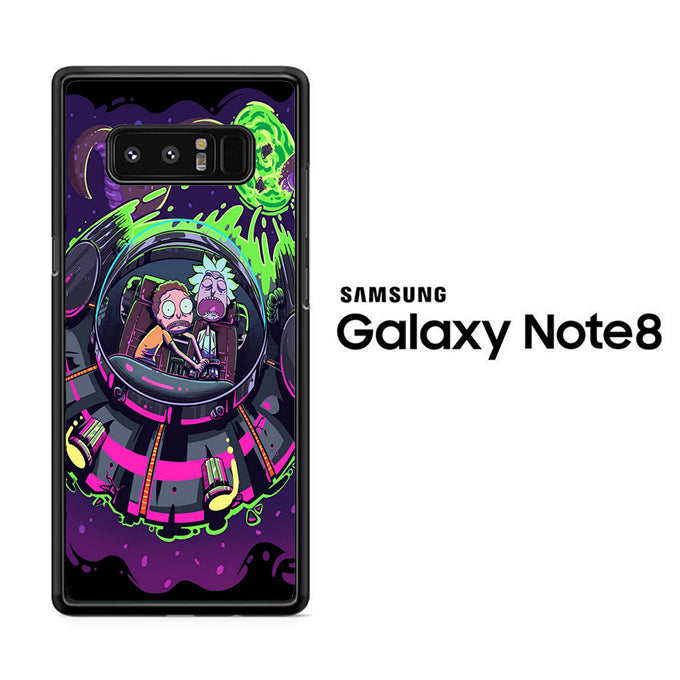 Rick and Morty Ufo Samsung Galaxy Note 8 Case