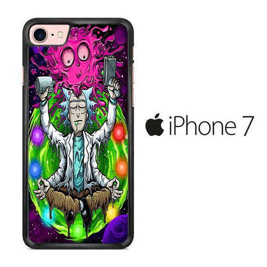 Rick and Morty Yoga iPhone 7 Case