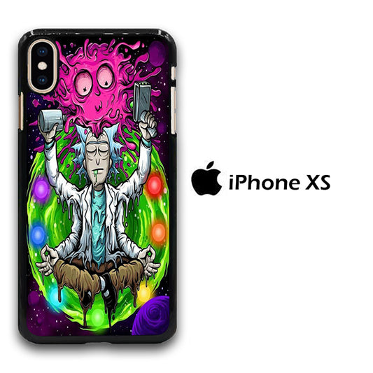 Rick and Morty Yoga iPhone Xs Case