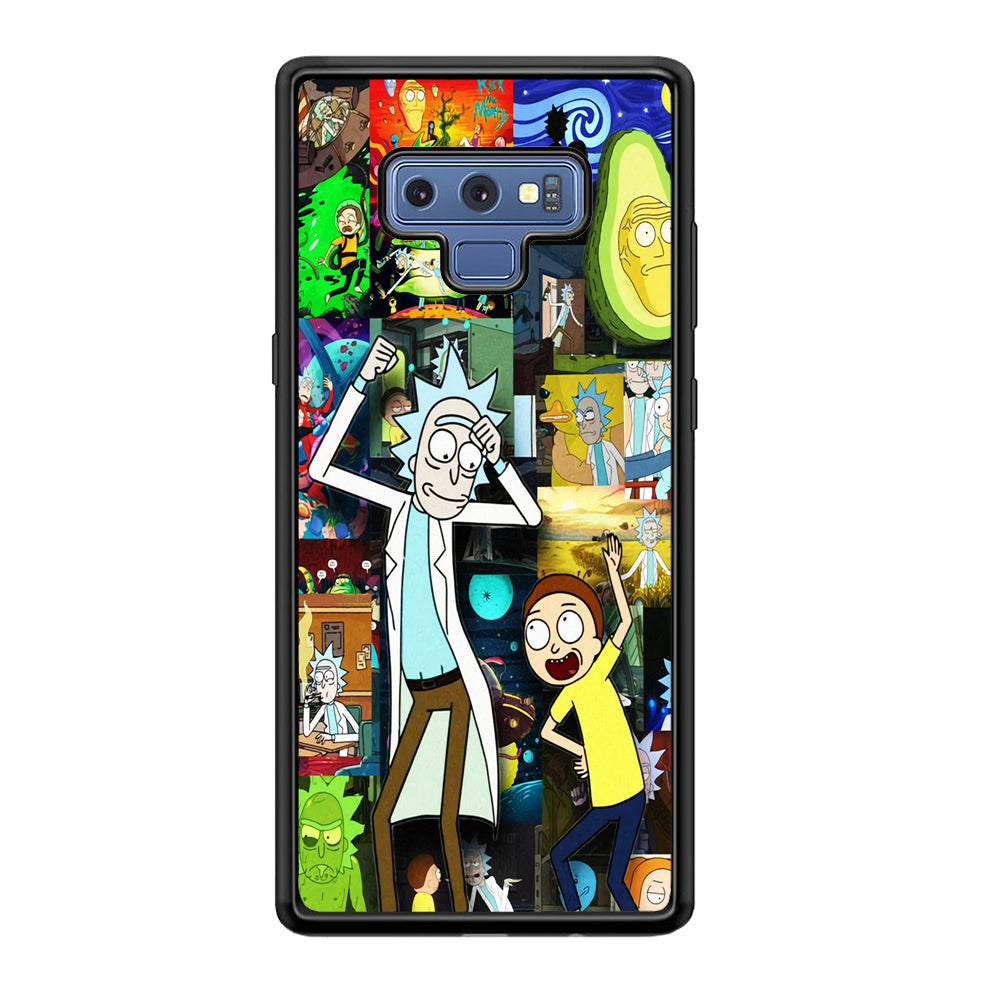 Rick and Morty Dance In Collage Samsung Galaxy Note 9 Case