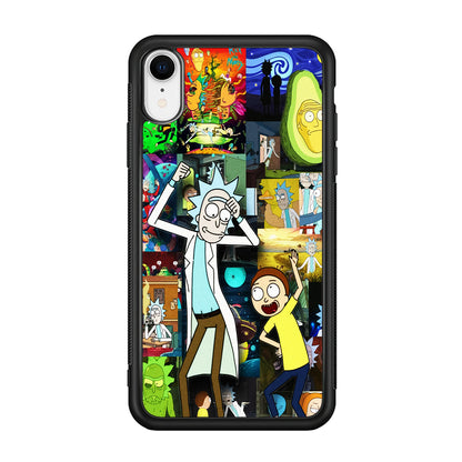 Rick and Morty Dance In Collage iPhone XR Case