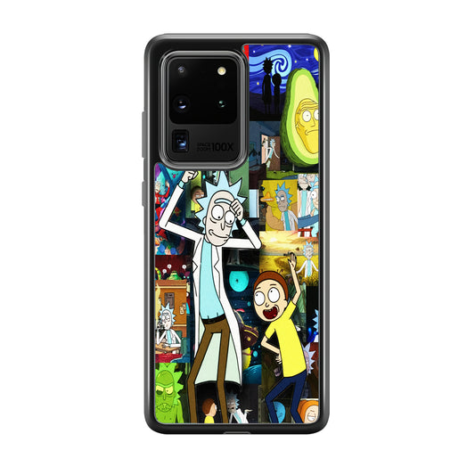 Rick and Morty Dance In Collage Samsung Galaxy S20 Ultra Case