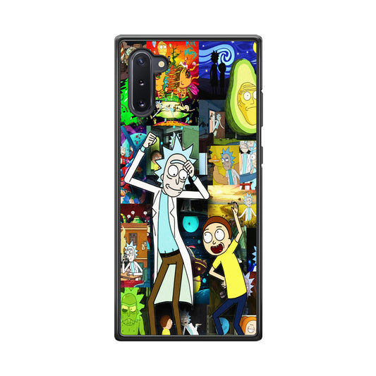 Rick and Morty Dance In Collage Samsung Galaxy Note 10 Case