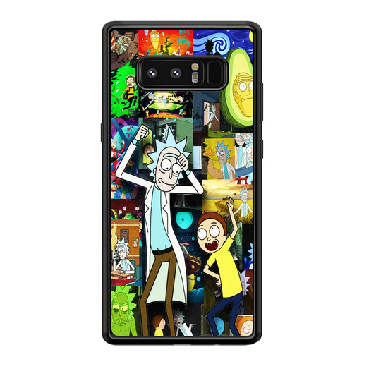 Rick and Morty Dance In Collage Samsung Galaxy Note 8 Case