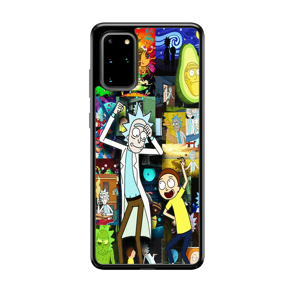 Rick and Morty Dance In Collage Samsung Galaxy S20 Plus Case