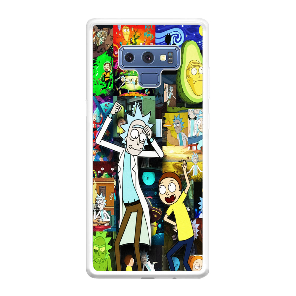 Rick and Morty Dance In Collage Samsung Galaxy Note 9 Case