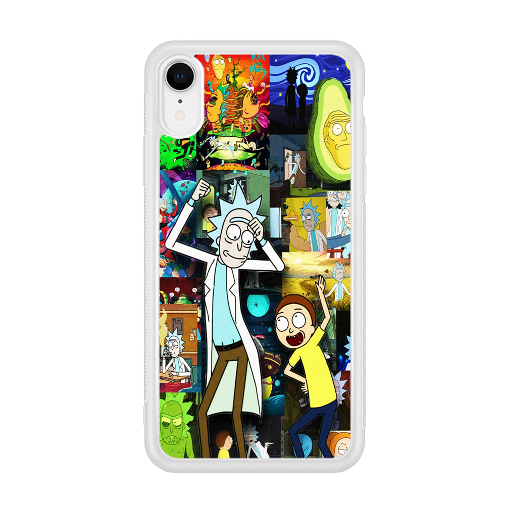 Rick and Morty Dance In Collage iPhone XR Case