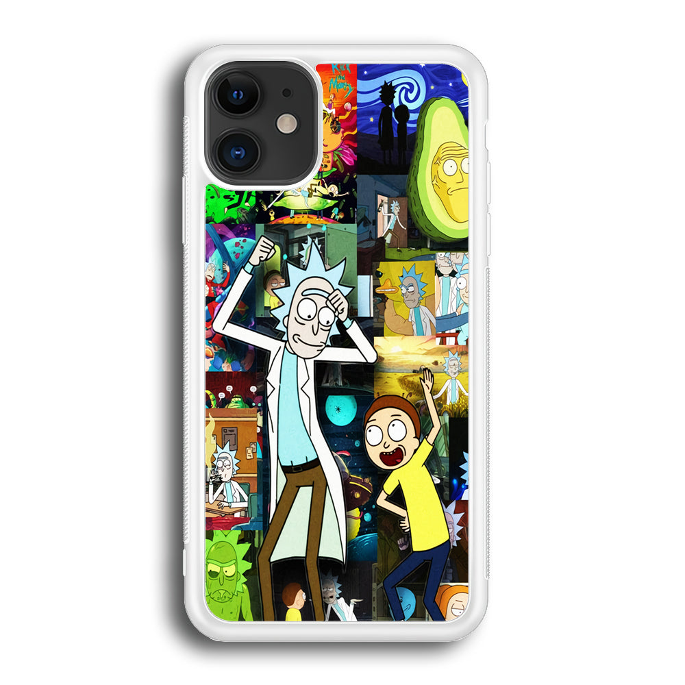 Rick and Morty Dance In Collage iPhone 12 Case