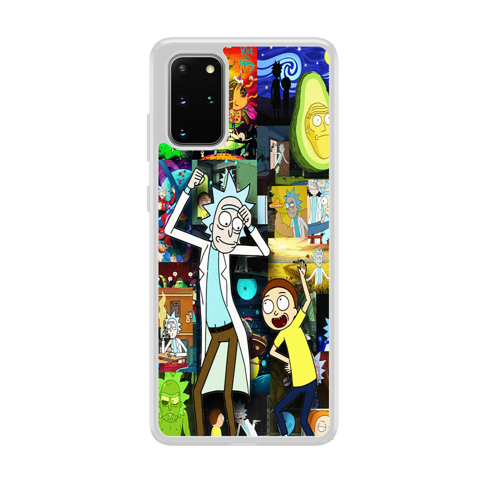 Rick and Morty Dance In Collage Samsung Galaxy S20 Plus Case