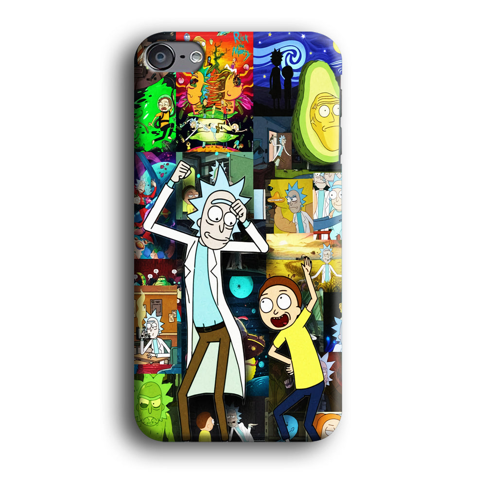 Rick and Morty Dance In Collage iPod Touch 6 Case