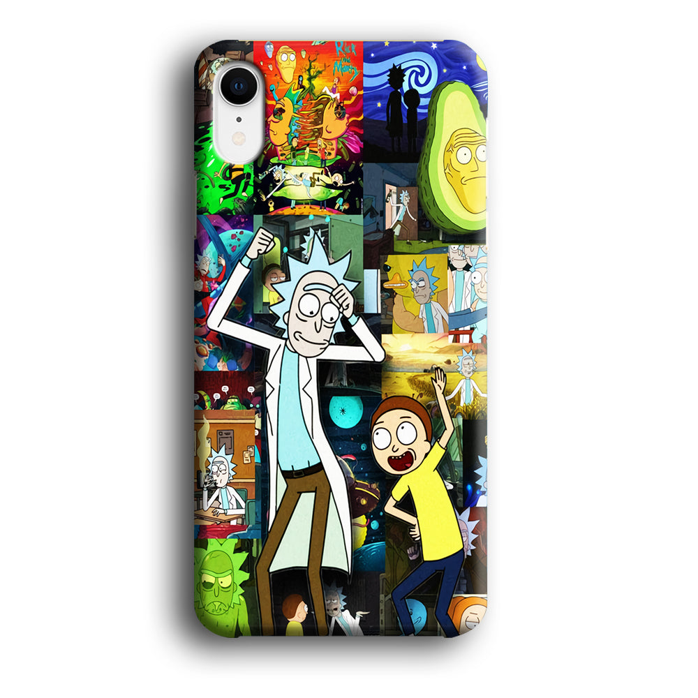 Rick and Morty Dance In Collage iPhone XR Case