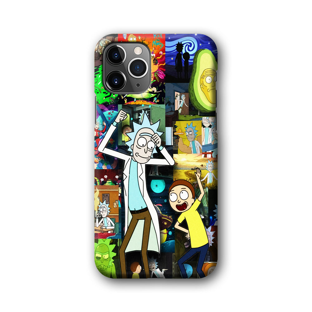 Rick and Morty Dance In Collage iPhone 11 Pro Max Case