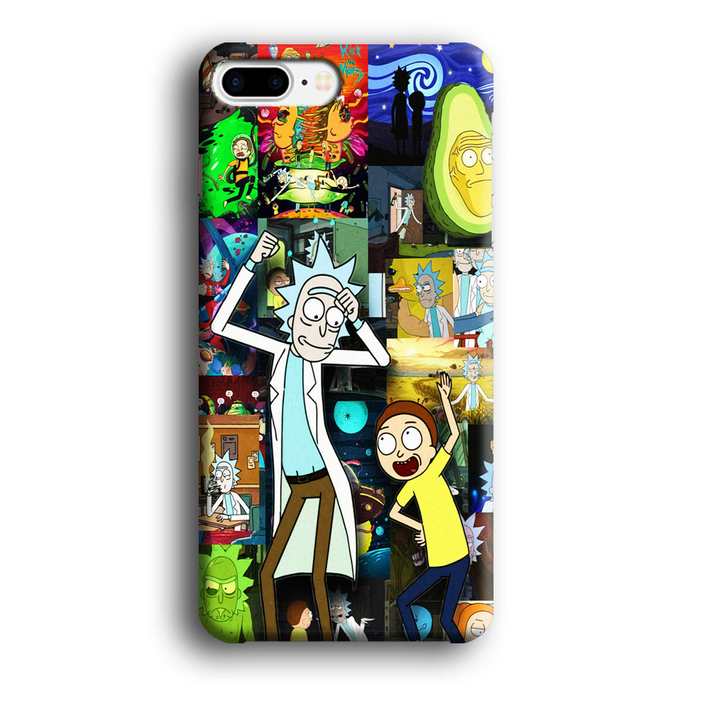 Rick and Morty Dance In Collage iPhone 7 Plus Case