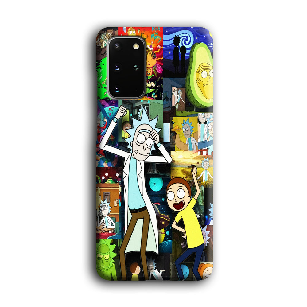 Rick and Morty Dance In Collage Samsung Galaxy S20 Plus Case