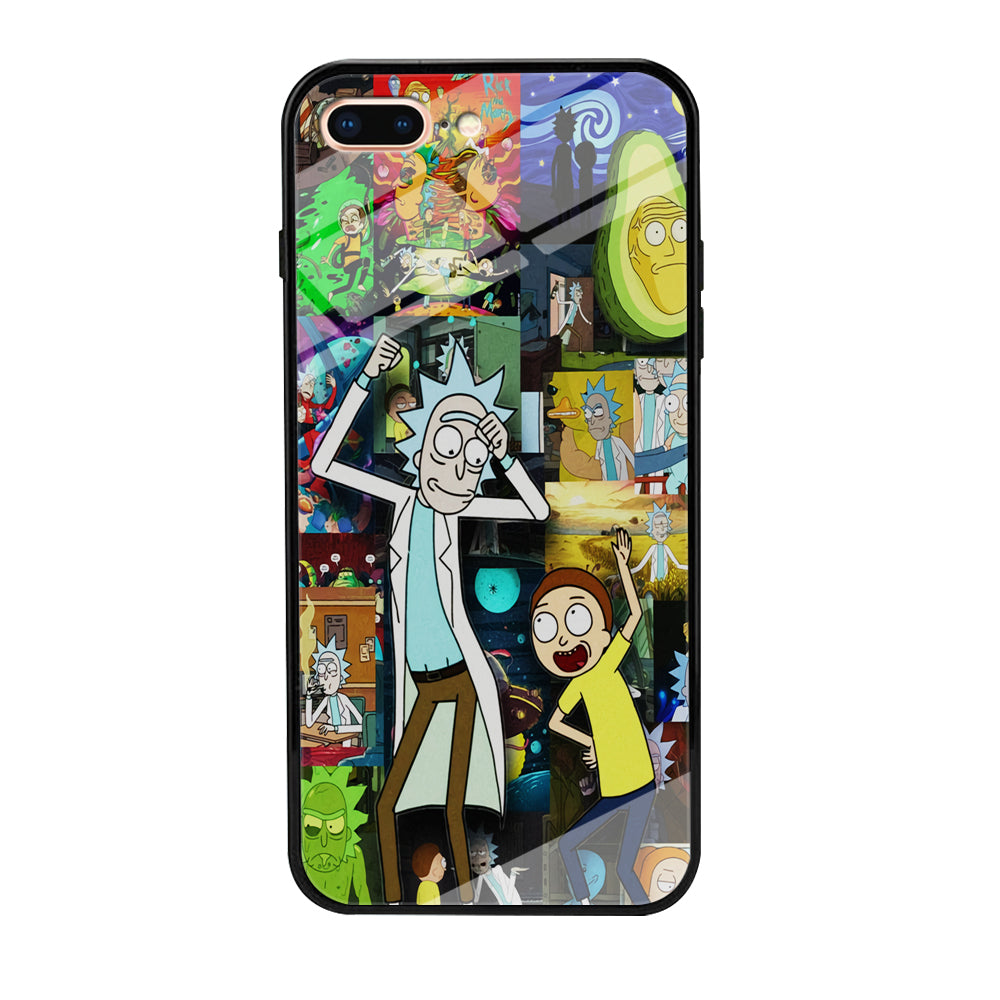 Rick and Morty Dance In Collage iPhone 8 Plus Case