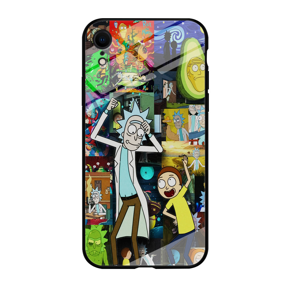 Rick and Morty Dance In Collage iPhone XR Case