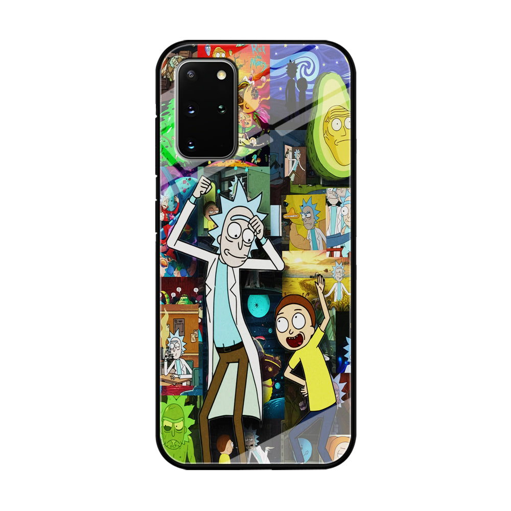 Rick and Morty Dance In Collage Samsung Galaxy S20 Plus Case