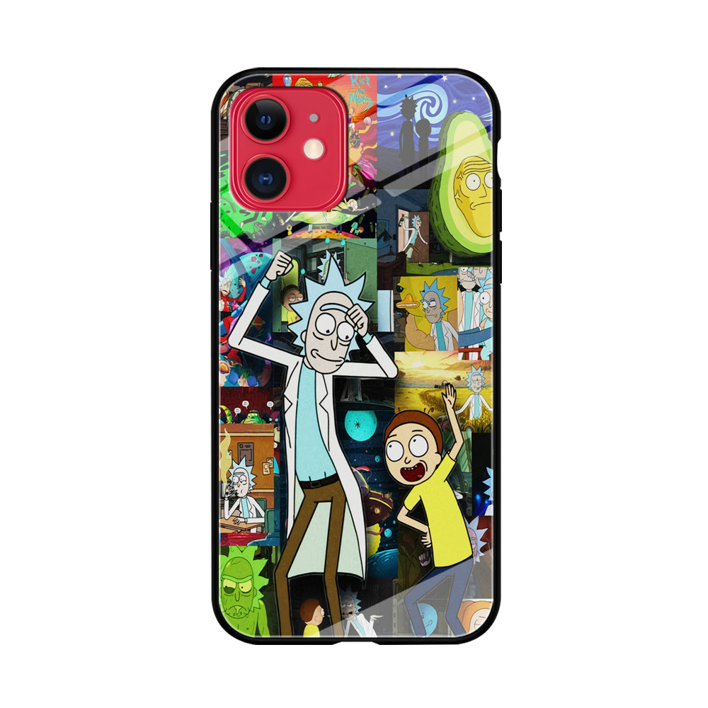 Rick and Morty Dance In Collage iPhone 11 Case