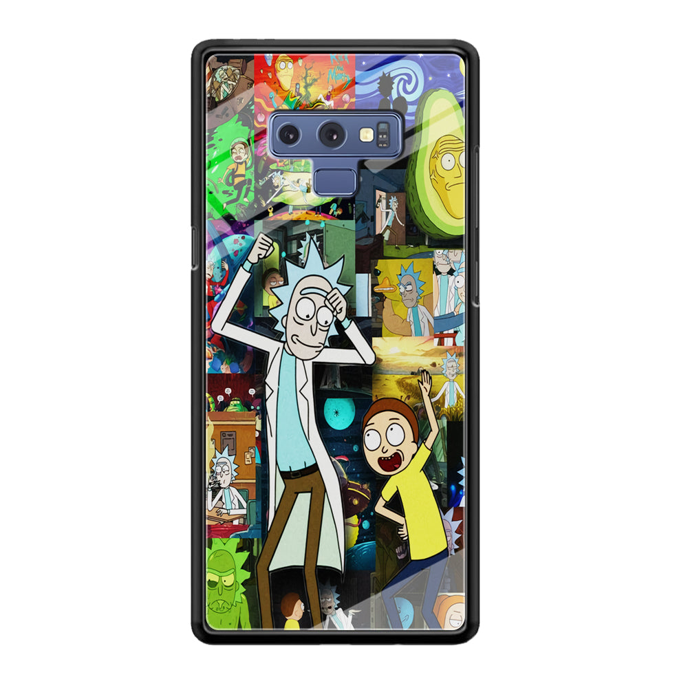 Rick and Morty Dance In Collage Samsung Galaxy Note 9 Case