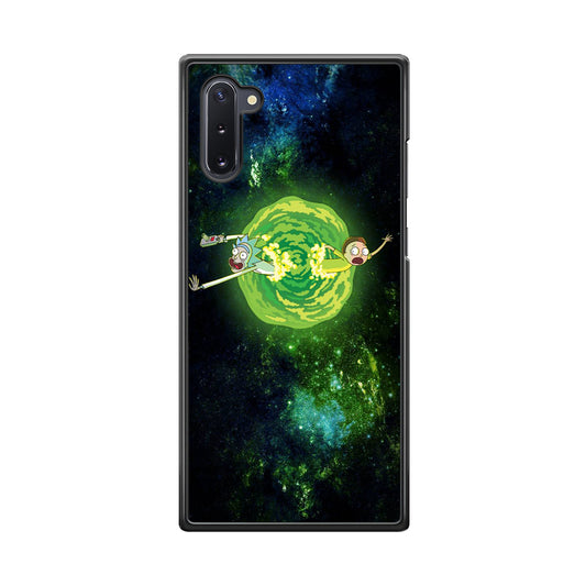 Rick and Morty Green Slime Samsung Galaxy Note 10 Case