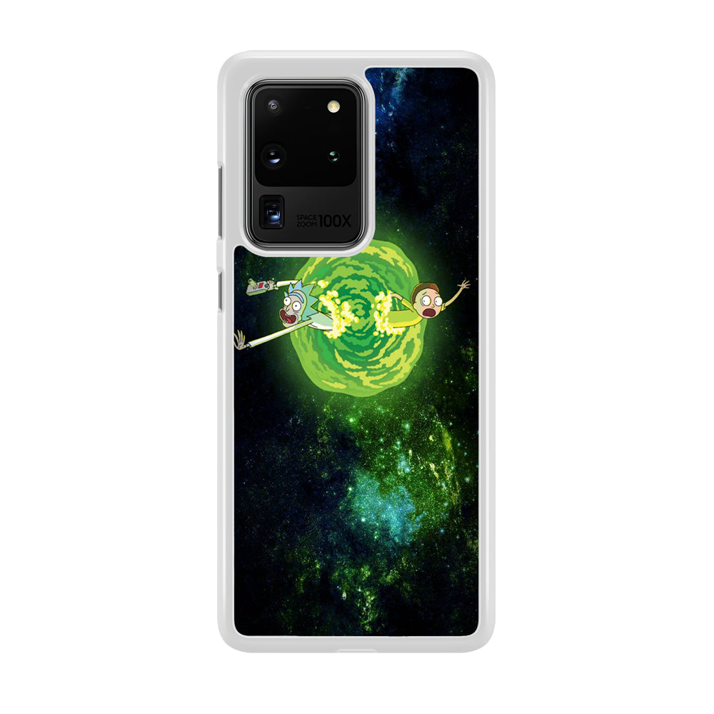 Rick and Morty Green Slime Samsung Galaxy S20 Ultra Case