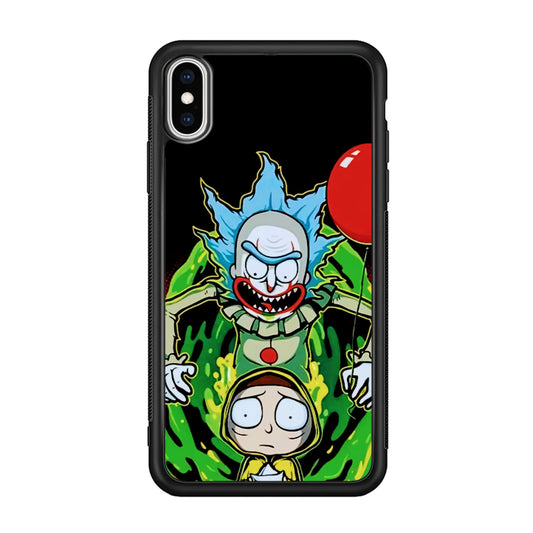 Rick and Morty IT Style iPhone XS Case