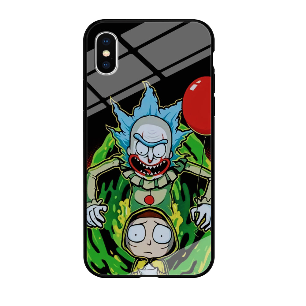 Rick and Morty IT Style iPhone XS Case