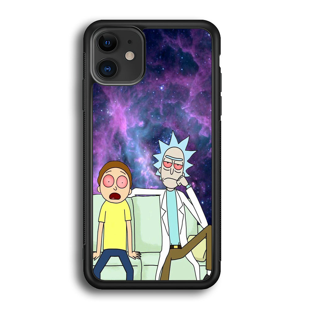 Rick and Morty Stars iPhone 12 Case