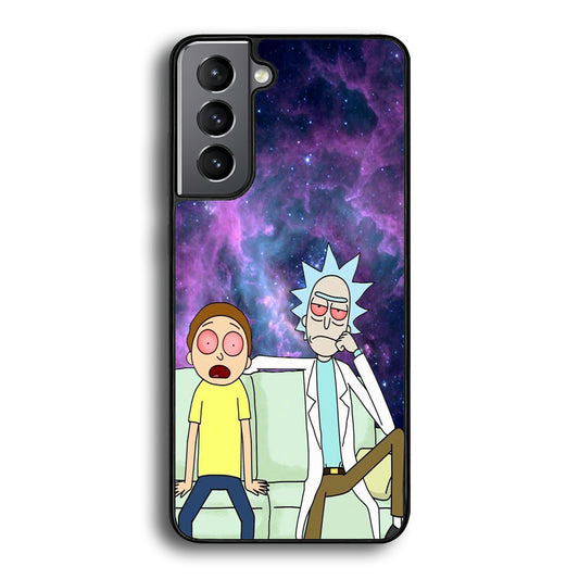 Rick and Morty Stars Samsung Galaxy S21 Plus Case