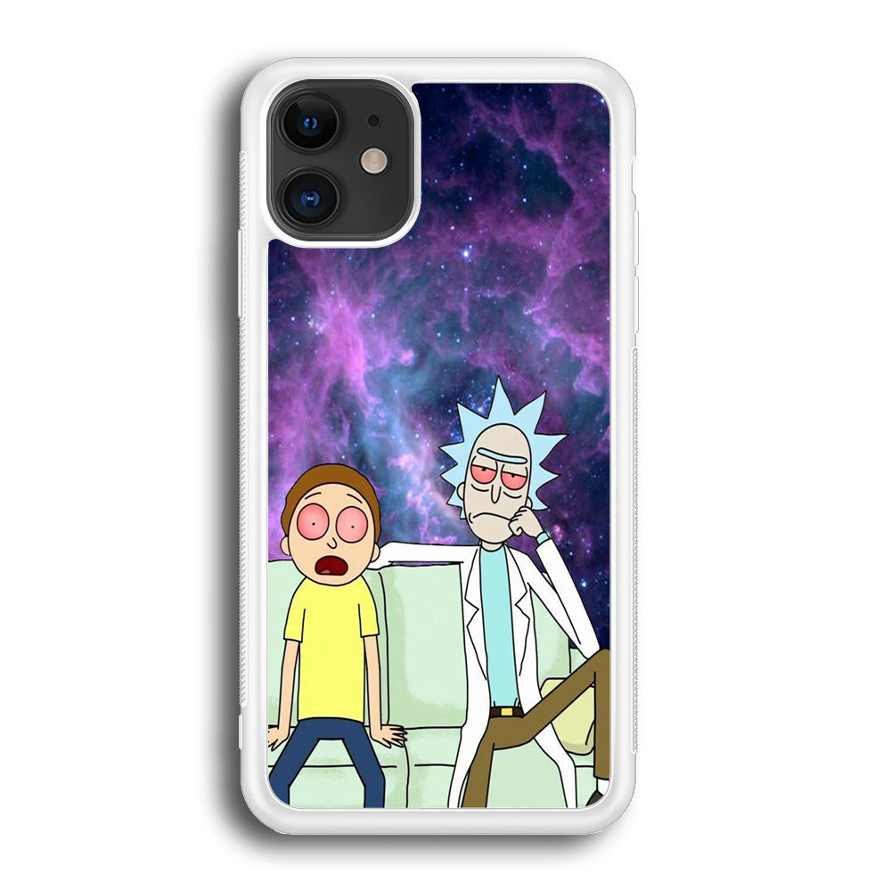 Rick and Morty Stars iPhone 12 Case