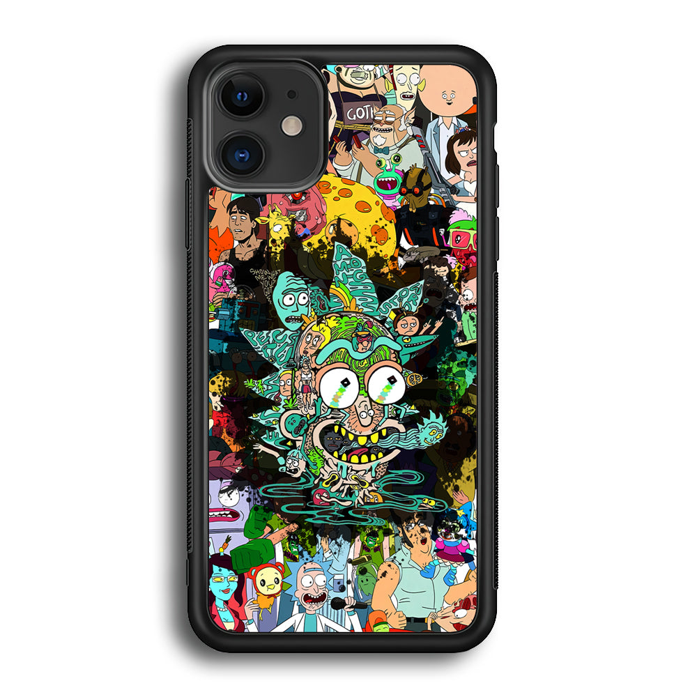 Rick and Morty Thoughts Inside People iPhone 12 Case