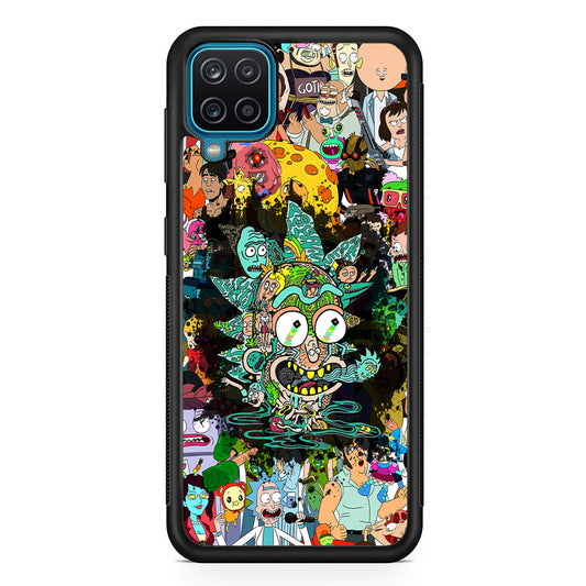 Rick and Morty Thoughts Inside People Samsung Galaxy A12 Case