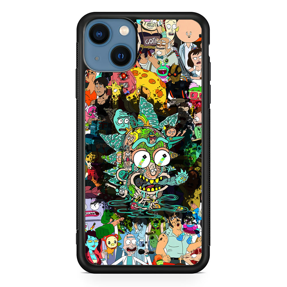 Rick and Morty Thoughts Inside People iPhone 13 Case