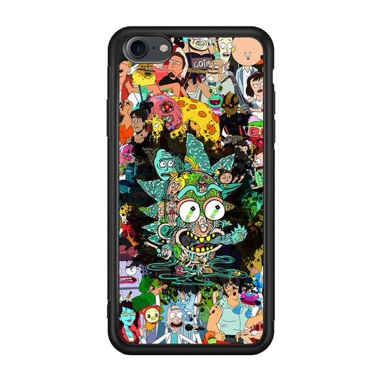 Rick and Morty Thoughts Inside People iPhone 8 Case