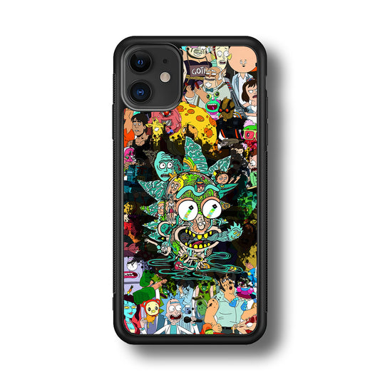 Rick and Morty Thoughts Inside People iPhone 11 Case